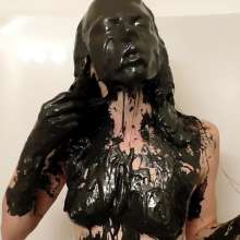 Kaydens: 2 Topless Black Tar Scenes Plus Shower