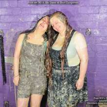 DungeonMasterOne: Redhead Cynthia and her friend Elsie destroy each other with custard!