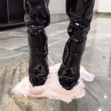 SpannerWilkins: Cuffed 'n Stuck Part 1--Giaro Boots in Glue!