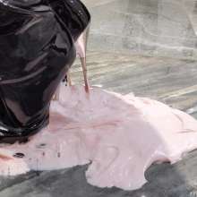 SpannerWilkins: 4K-Wolford Tights in Glue!  Cuffed 'n Stuck Part 2