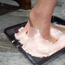 SpannerWilkins: (4K) Nude Tights In Deep Sticky Goo--It's A Trap!