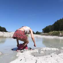 RevSlymsford: Brand New: Pink Wellies In The Mud