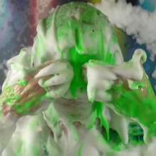 LiquidX: Cassie Gunged in the Foam-Filling SupaGunga