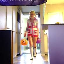 messyhot: Ember Makes a Halloween Mess with Lum and Honey