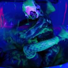 messyhot: Honey Heptane and Lum Halloween Slime Horror Fest