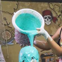 walking the plank: New--pie challenge quiz 13--girls getting pied and double slimed!