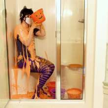 KinkyCosplayer: KinkyCosplay's Halloween Gunging