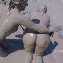 Alana SexyMessyBabes: Lingerie Mud Mayhem