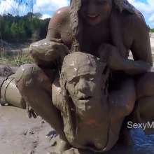 Alana SexyMessyBabes: Lingerie Mud Mayhem