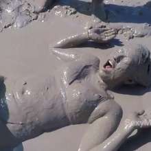 Alana SexyMessyBabes: Lingerie Mud Mayhem