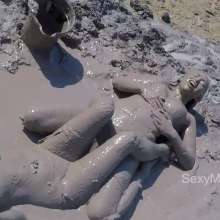 Alana SexyMessyBabes: Lingerie Mud Mayhem