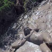 Alana SexyMessyBabes: Lingerie Mud Mayhem