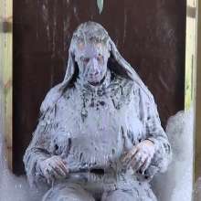 LiquidX: Michaela Slimed in Adidas Chile62 Tracksuit