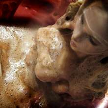 Bobographer: Tina in a chocolate milkshake bath
