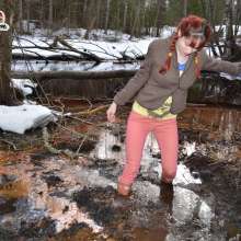 bootedbabes: Muddy Hunters in the Snow