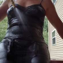 MadelineOasis: Oasis Video--Black and White Silk Slips--2 Scenes