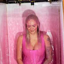 CandyCustard: Photoset: Louise Pink PVC Gunge