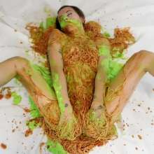 Kaydens: POV Slime My Pussy with Green Slime, Spaghetti and More