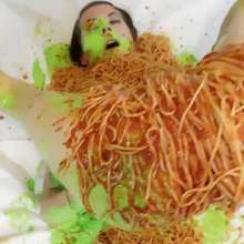 Kaydens: POV Slime My Pussy with Green Slime, Spaghetti and More