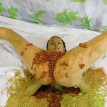 Kaydens: POV Slime My Pussy with Green Slime, Spaghetti and More