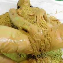 Kaydens: POV Slime My Pussy with Green Slime, Spaghetti and More