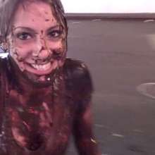 Chuck M: pudding wrestling