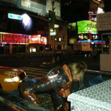 Chuck M: pudding wrestling