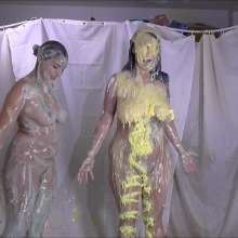 RevSlymsford: Revenge!  Waitress Gets A Messy Clothes Ripping Revenge On Customer