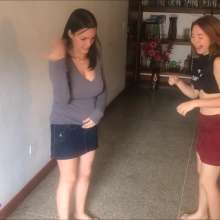 RevSlymsford: Rock Paper Scissors Messy Forfeit Game:  Vikki V Nicky
