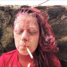 RevSlymsford: Tiswas Girl Smoking and Mess