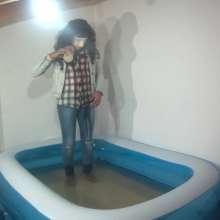 Wetlook Doll: Wet Denim Clothes