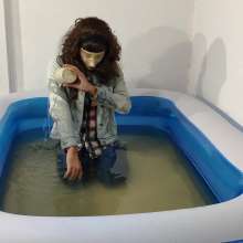 Wetlook Doll: Wet Denim Clothes