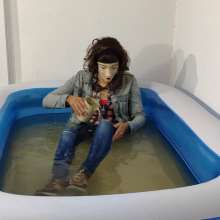 Wetlook Doll: Wet Denim Clothes
