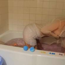 JustJade: Wet Denim Solo Cumshow!
