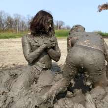 Alexxx: Alex and Harper Play in the Mud