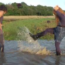 DungeonMasterOne: A Muddy Evening By The Pier with Friday and Daphne