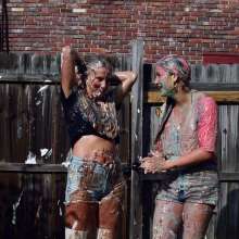 FunFilled Photography: Amy Gets Pied and Slimed in Her Clothes by Caprice!