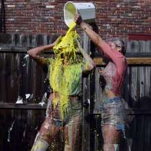 FunFilled Photography: Amy Gets Pied and Slimed in Her Clothes by Caprice!