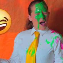 lovingmessy4you: Beautiful Gunge in Yellow Tie, White Shirt a Skirt
