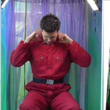 LiquidX: Callum Red Boilersuit