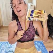 Cinqgirlracer: Custard and Trifle Cycling Shorts
