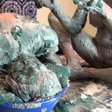 Jayce: Dixie's Nude Clay Massage by Me!+me Nude and Muddy