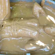 Kaydens: Kaydens' White Jeans in the Mud Spa