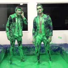 WamtasticUK: Louis and Paddy Gunge Wrestle in Skinny Suits