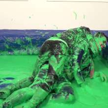 WamtasticUK: Louis and Paddy Gunge Wrestle in Skinny Suits