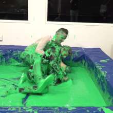 WamtasticUK: Louis and Paddy Gunge Wrestle in Skinny Suits