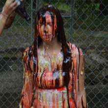 FunFilled Photography: Mallory's messiest afternoon yet with Victoria!