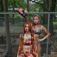 FunFilled Photography: Mallory's messiest afternoon yet with Victoria!