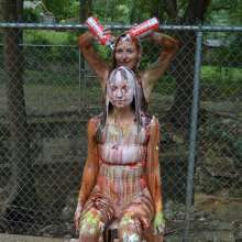 FunFilled Photography: Mallory's messiest afternoon yet with Victoria!