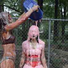 FunFilled Photography: Mallory Gets the Mega-messiest yet with Her Friend Victoria!